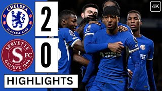 🔵Chelsea vs Servette 20 Extended HIGHLIGHTS amp All GOALS  Nkunku  Madueke  2024 [upl. by Ardena]