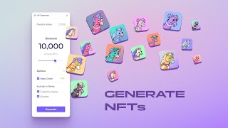 Generate 10000 NFTs in Figma – Guide [upl. by Ydnec517]