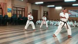 Nunchaku Kata demonstration by Hari Om Martial Arts Academy IndiaJSKA Student [upl. by Schreiber706]