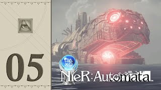 NIERAUTOMATA  Trophy Guide 05  Forest Kingdom City Coast Abandoned Factory [upl. by Ycnay]