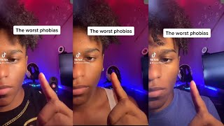 The worst phobias😳  TikTok Compilation shorts [upl. by Eicaj]