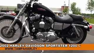 Used 2002 Harley Davidson Sportster 1200 Custom For Sale Review Specs [upl. by Latihs]