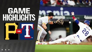 Pirates vs Rangers Game Highlights 81924  MLB Highlights [upl. by Wyly958]