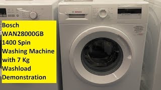 Bosch WAN28000GB Washing Machine [upl. by Aicilana107]