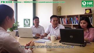 PHỎNG VẤN XIN VIỆC quay PV trực tiếp tại XHR edu [upl. by Cointon]