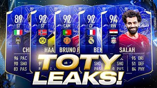 TOTY HONOURABLE MENTIONS LEAKED FIFA 22 [upl. by Britt]