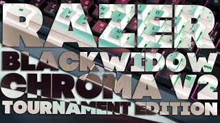 Razer Blackwidow Chroma v2 Tournament Edition  обзор за 100 секунд [upl. by Simonetta]