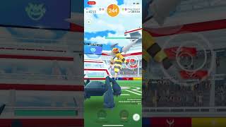 SOLO MEGA BEEDRILL POKEMON GO pokemongo pokemon raid megaraid [upl. by Birmingham758]