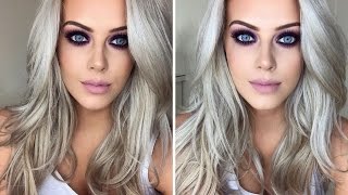 Dramatic Purple Smokey Eye Tutorial  Chloe Boucher [upl. by Adkins]