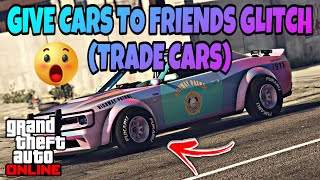 UPDATED GIVE CARS TO FRIENDS GLITCH  GTA 5 ONLINE  AFTER PATCH FACILITY METHOD 168 [upl. by Ellahcim]