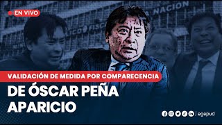 🔴Variación de medida de comparecencia por caducidad de plazo de Oscar Peña Aparicio [upl. by Atener]