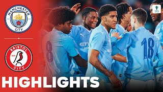 Manchester City vs Bristol City  Highlights  U18 FA Youth Cup Semi Final 02042024 [upl. by Wolsniw]