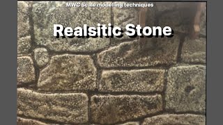 How To  Paint a Realistic Stone Wall [upl. by Anavrin]