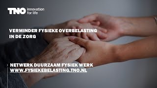 Verminder fysieke overbelasting in de zorg  webinar [upl. by Durand]