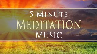 5 Minute Meditation Music  with Earth Resonance Frequency for Deeper Relaxation [upl. by Luckin]