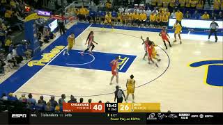 Syracuse vs Pitt Drive amp Kick Sequence 20232024 Season [upl. by Enined]