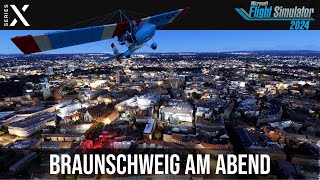 Flight Simulator 2024  XBOX Series X  Flug in den Abend  Drifter A 582 Ultralight  Braunschweig [upl. by Seward22]