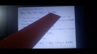 Lecture 7 Part II Chemical kinetics [upl. by Delphine]