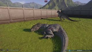 Jurassic World Evolution 2 Carnivore fight Club Round 2 [upl. by Colier]