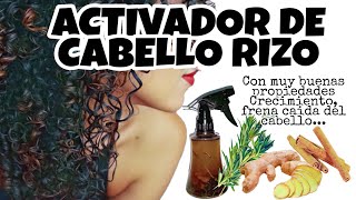 ACTIVADOR DE RIZOS CASERO  Fey Shaw [upl. by Selfridge]