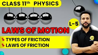 CBSE Class 11 Physics  Laws Of Motion  Types Of Friction  Laws Of Friction  Ashu Sir [upl. by Joshuah]