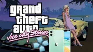 GTA Vice City Stories Gameplay  on Apple iPhone 11 Using the PPSSPP Emulator [upl. by Brianna]