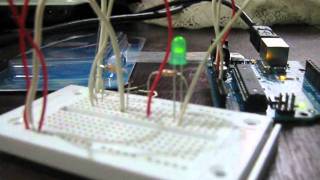 Encendido y apagado de un LED Fotoresistencia y ARDUINO UNO [upl. by Clo]