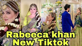 Rabeeca khan new Tik tok video RABESAIN Shadi RABESAIN videorabeeca and Hussain [upl. by Hepsoj969]