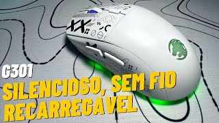 Mouse SEM FIO RECARREGÁVEL o mais SILENCIOSO da categoria e BARATO  Eweadn G301 [upl. by Jenica]