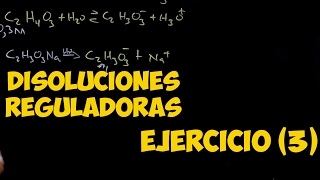 QUÍMICA Disoluciones Reguladoras Ejercicio 3Acido glicólicoglicolato BACHILLERATO AULAEXPRESS [upl. by Eissahc]