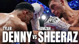 Hamzah Sheeraz vs Tyler Denny Knockout Full FightHighlights DanielDuboisvsAnthonyJoshua [upl. by Nesline315]