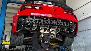 C7 CORVETTE GRAND SPORT CORSA EXTREME VARIABLE NPP INSTALL [upl. by Rosalinde233]