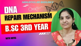 DNA Repair bsc 3rd yearDNA Damage And Repairmolecularbiology dnarepair [upl. by Cida712]