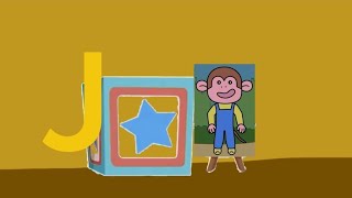 Learn ABC  quotJquot is for Jack in the Box and Jack  Alphabet for Kids [upl. by Heyde]