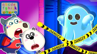 Our School Is Haunted  First Day of School 😎🧁 Wolfoo Back to School Stories 🤩 Wolfoo Kids Cartoon [upl. by Ebert]