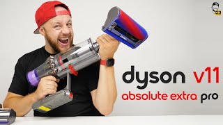 🚀 Dyson V11 Absolute Extra Pro Unboxing Nejvýkonnější aku vysavač na světě  WRTECH 4K [upl. by Yerrot]