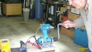 Using a cordless drill as a generator [upl. by Kieger]