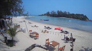 🔴 Lost Beach Bar amp Restaurant  Chaweng  Koh Samui  Thailand  Live Beach Webcam  2160p 4K [upl. by Lewanna684]