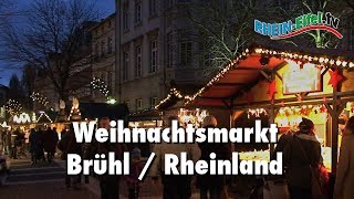 Weihnachtsmarkt Brühl  RheinEifelTV [upl. by Flessel]