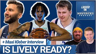 Luka Doncic Update Why Dereck Lively II is Starting amp How Mavs Help Him  Maxi Kleber Interview [upl. by Bruner]