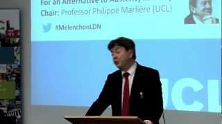 JeanLuc Mélenchon an alternative to austerity with English subtitles [upl. by Zollie]