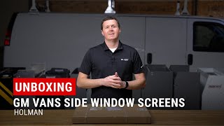 Unboxing Holman Side Window Screens for GMC Savana amp Chevy Express [upl. by Dugan]