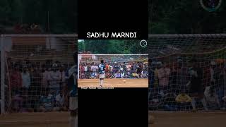 Sadhu Marndi penalty shoot foootball penaltygoallocalfootball [upl. by Ire]