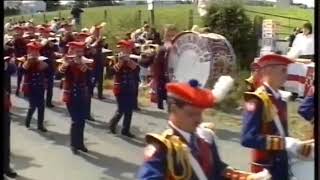 Broxburn loyalist flute band  Keady 12th 1989 [upl. by Eciralc]