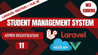 11 Vuejs  Admin Registration [upl. by Winograd]