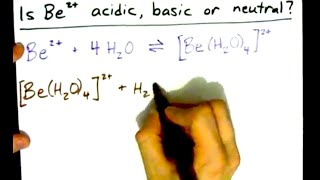 Why is Be2 acidic Is Be2 Acidic Basic or Neutral [upl. by Low]