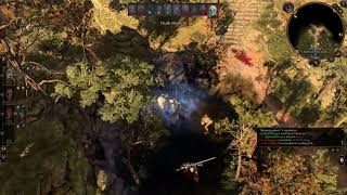 Baldurs Gate 3 Rosymorn monastery death shepherd fight in honour mode [upl. by Ydollem]