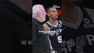 Dejounte Murray Said This About Coach Pop 🤝🏀 [upl. by Nylissej]