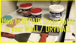 Drywall Patch Repair  EASY and SIMPLE [upl. by Ibib882]