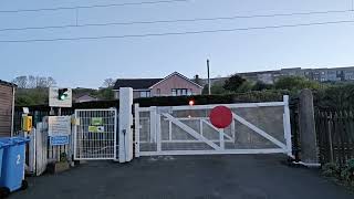 Spittal Level Crossing Northumberland [upl. by Trepur]